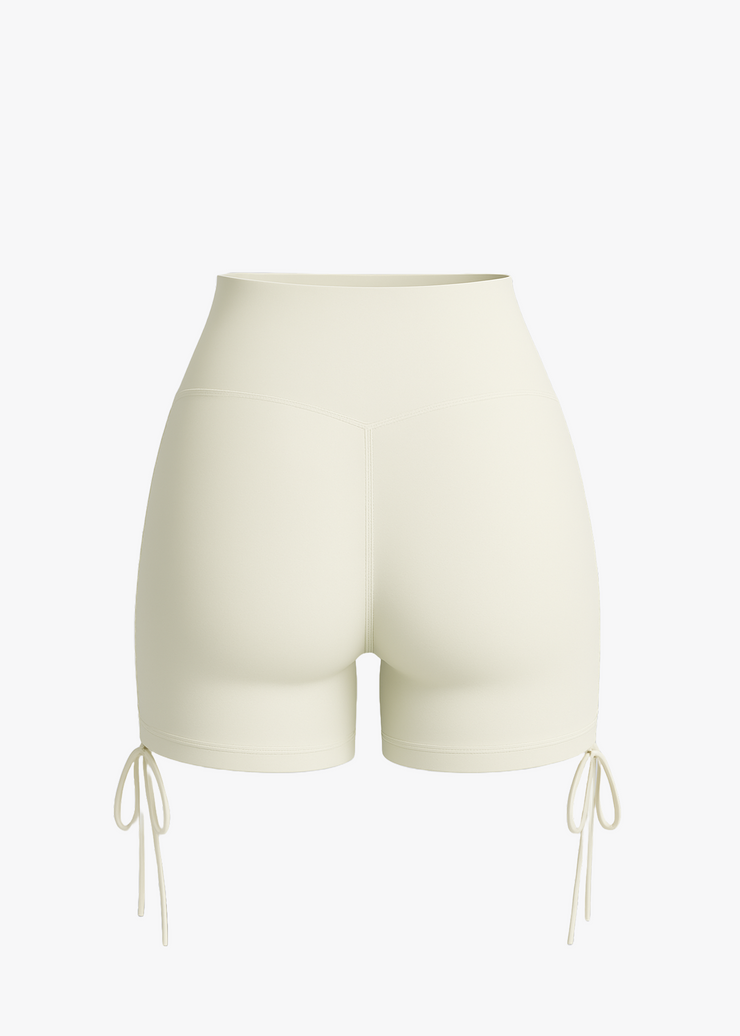 Hyper Sculpt Seamless Shorts Oat White