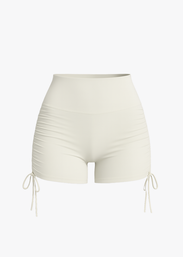 Hyper Sculpt Seamless Shorts Oat White