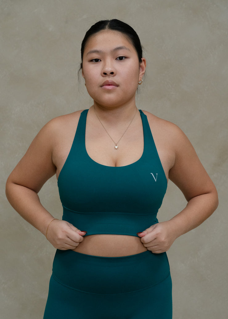 Hyper Run Sports Bra Jade Green