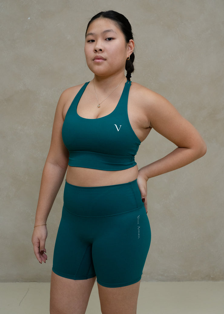 Hyper Cycling Seamless Shorts Jade Green