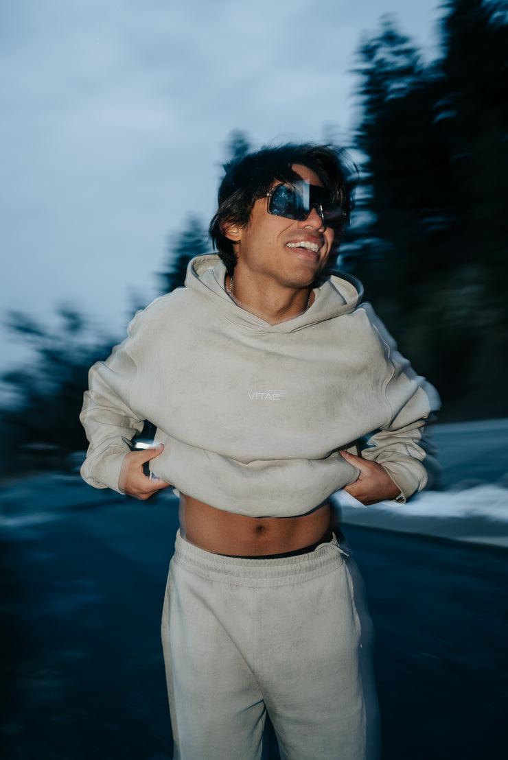 Adapt Wide Legged Sweatpants - Dune Wash