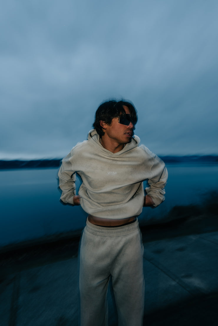 Adapt Wide Legged Sweatpants - Dune Wash