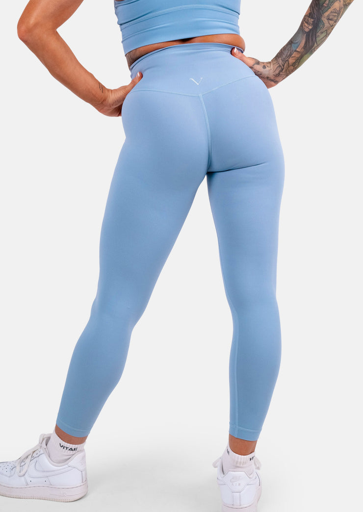 Drake Bulldogs Vive La Fete Women's Plus Size Color Block Yoga Leggings -  Blue/White