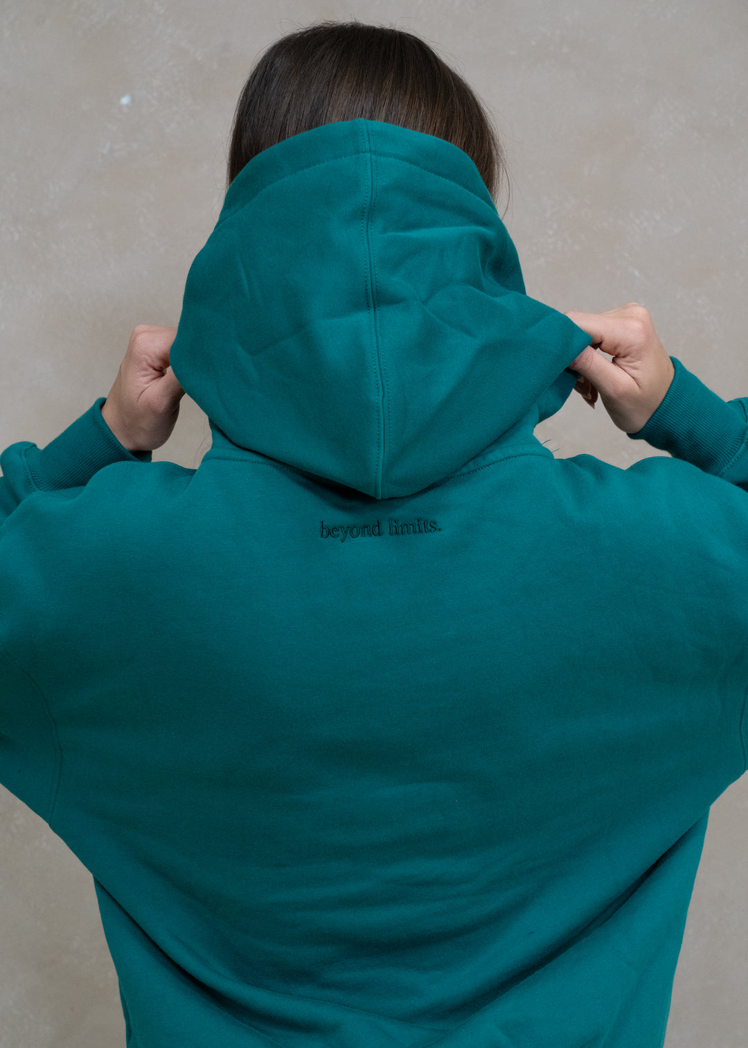Sweat à capuche INHALE EXHALE Vert Jade