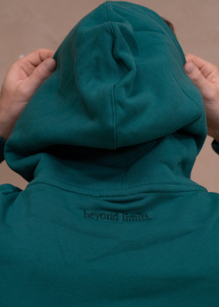 INHALE EXHALE Hoodie Jade Green