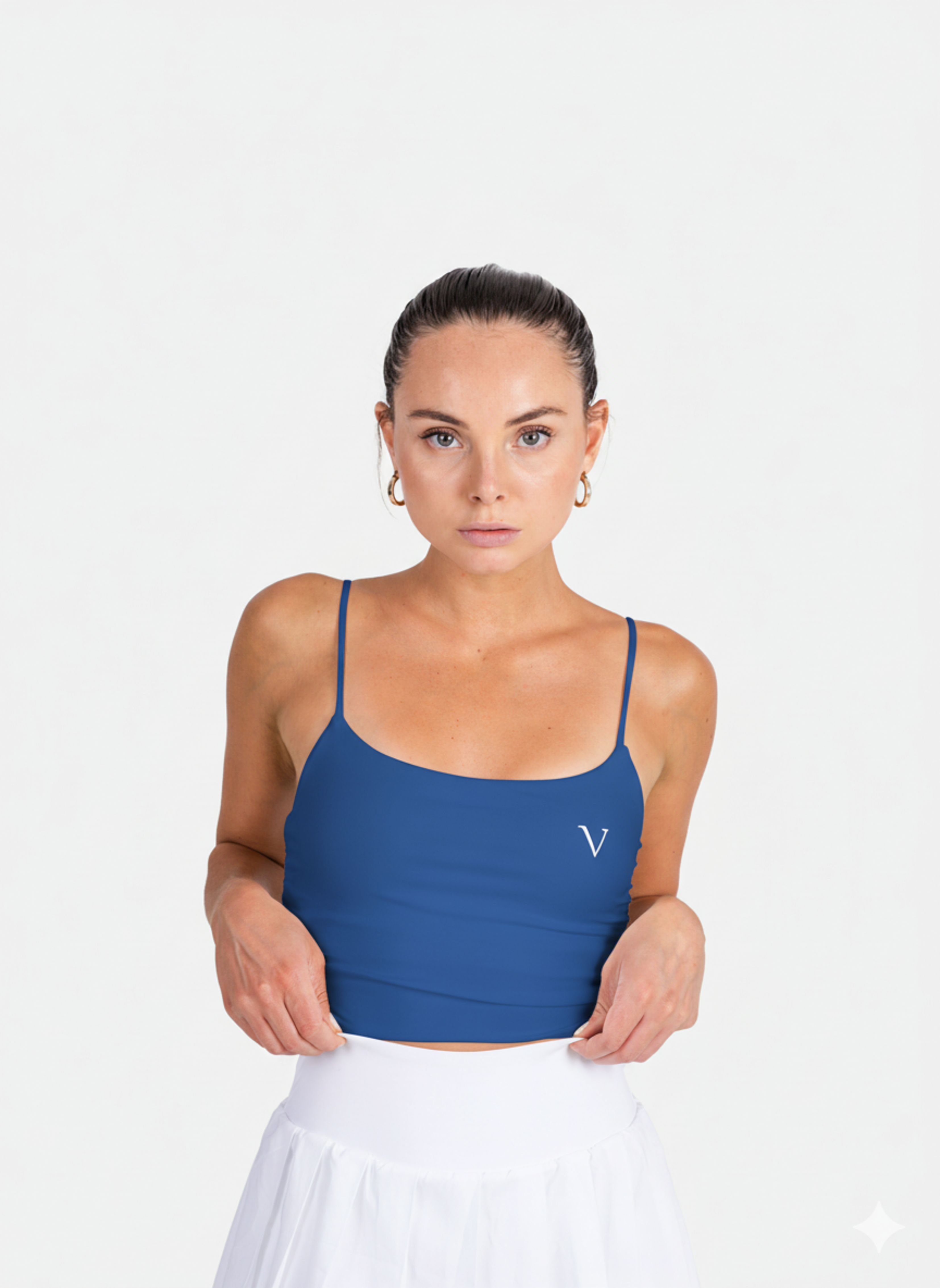 Ultra Train Fitted Tank Top Cobalt Blue