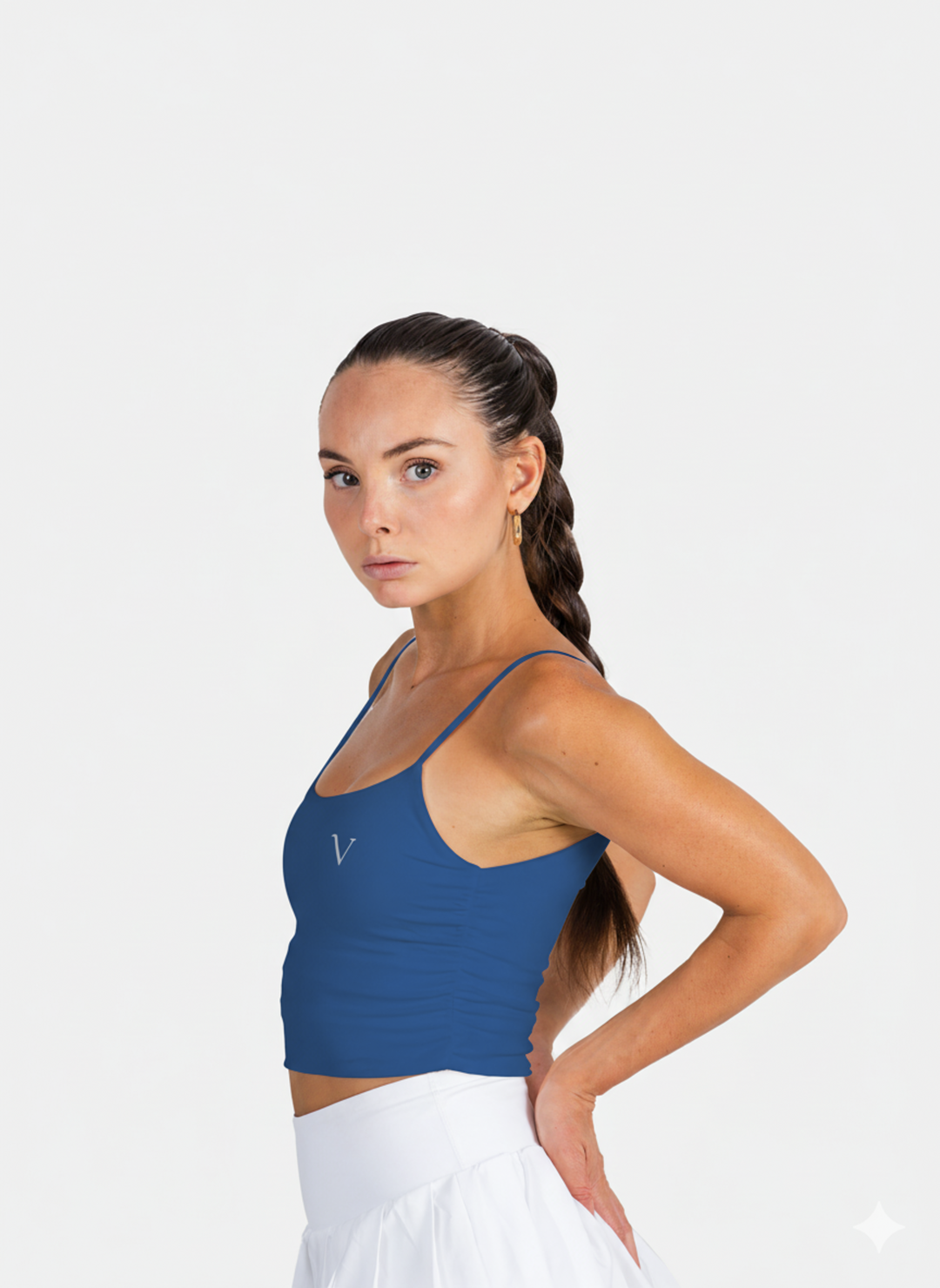 Ultra Train Fitted Tank Top Cobalt Blue