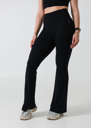 Ultra Active Seamless Flare Leggings Black (Long)