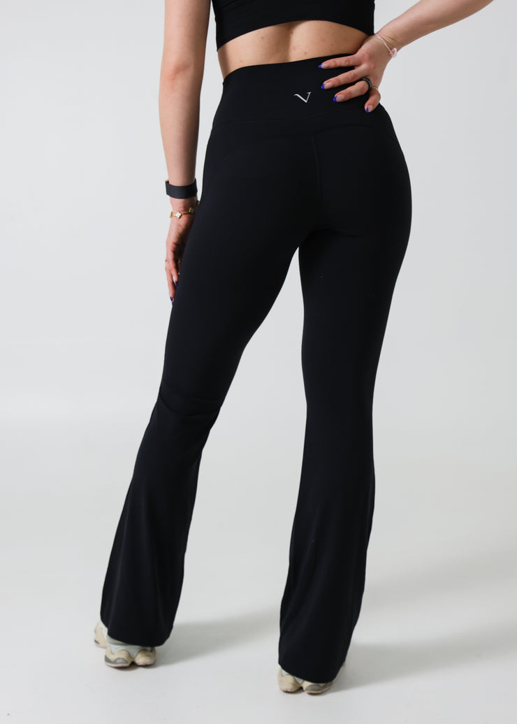 Ultra Active Seamless Flare Leggings Black