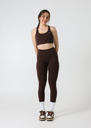 Ultra Flex Seamless Leggings Dark Brown