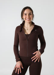 UltraTrek Elite Fleece Jacket Dark Brown