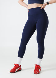 Ultra Pocket Leggings Dark Denim Blue