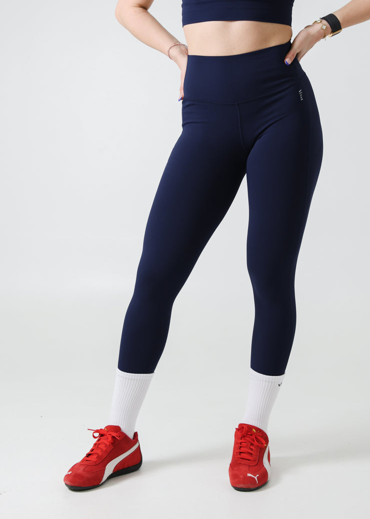 UltraPro Fleeced Leggings Deep Blue