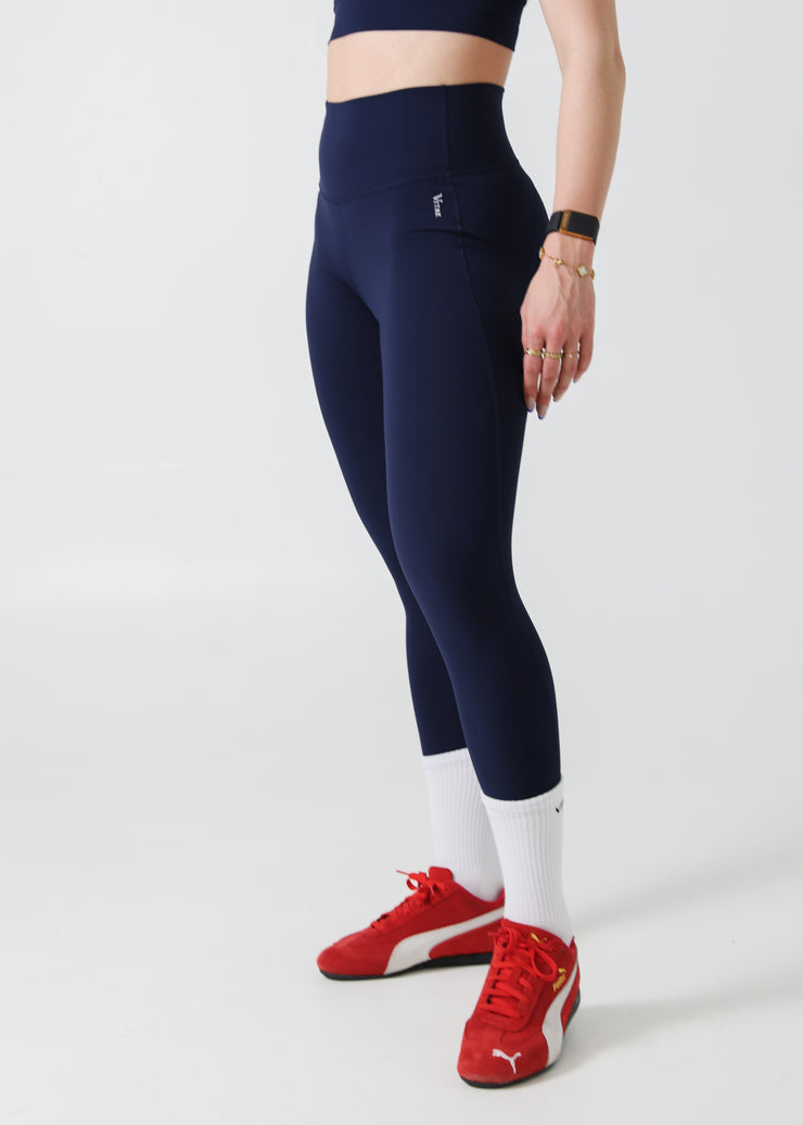 UltraPro Fleeced Leggings Deep Blue