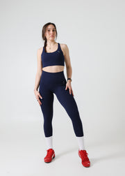 UltraPro Fleeced Leggings Deep Blue