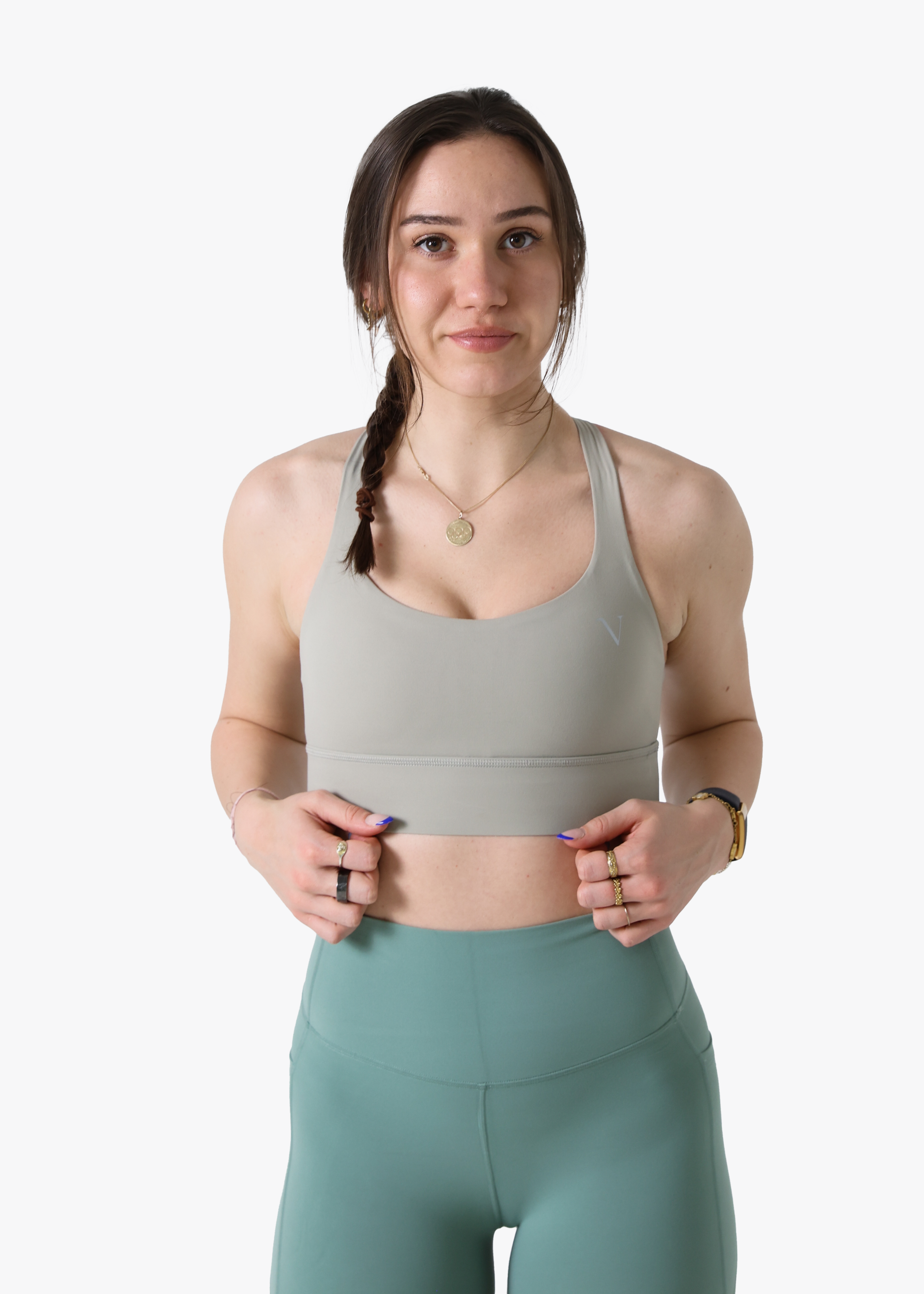 Hyper Play Sports Bra Ash Beige