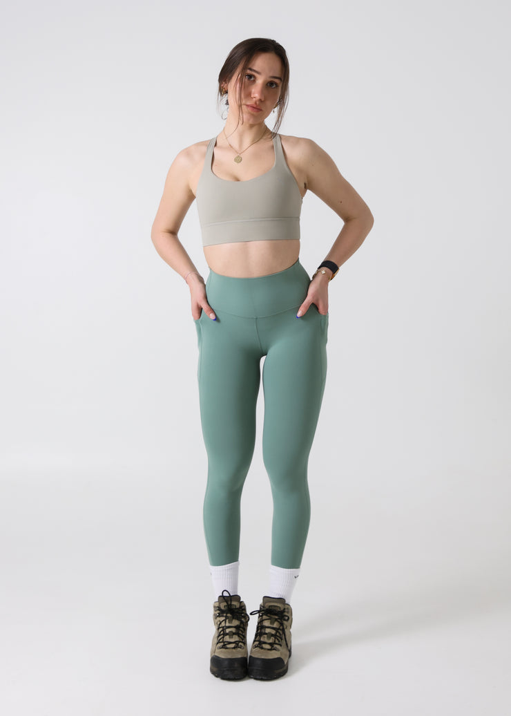 Ultra Pocket Leggings Aqua Grey