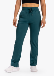 Warm Up Straight Legged Pant Jade Green