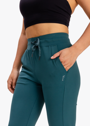 Warm Up Straight Legged Pant Jade Green