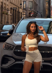 Hyper Play Sports Bra Oat White