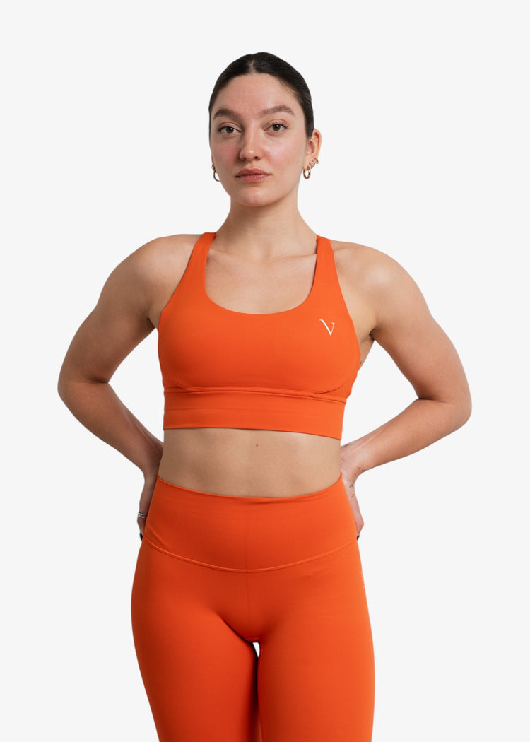 Ultra Lite Sports Bra Solar Orange – VITAE