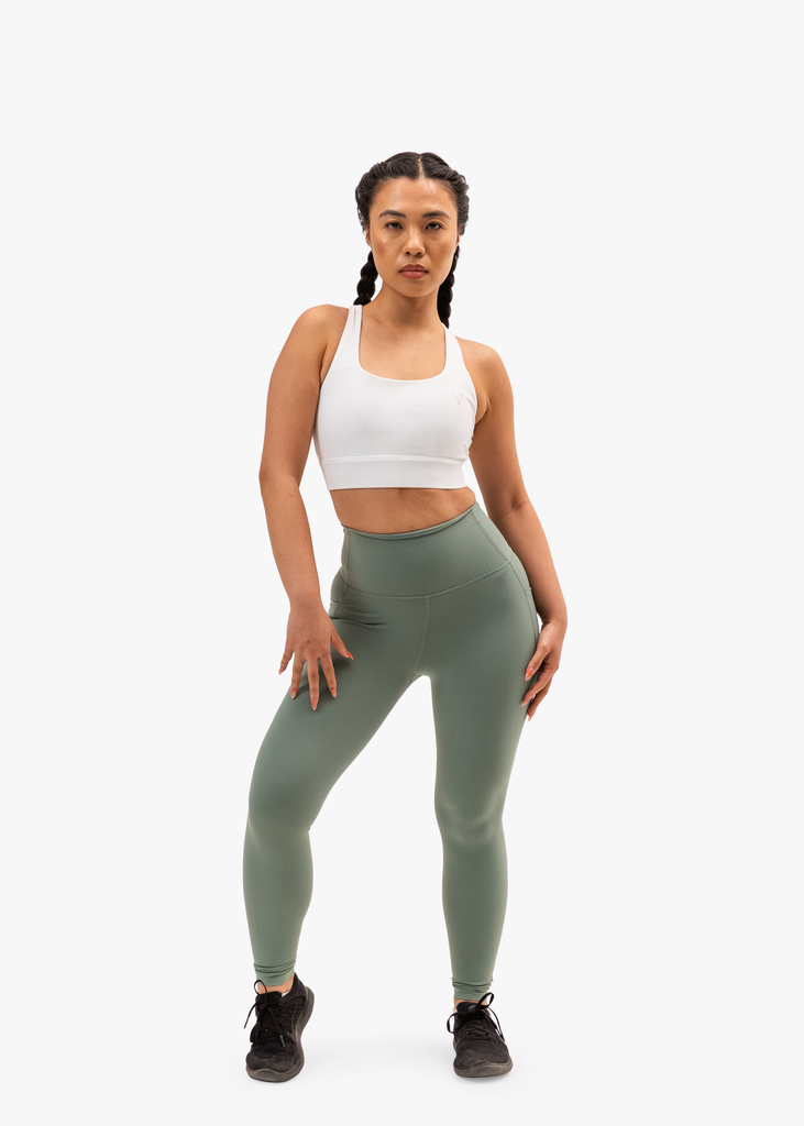 Ultra Pocket Leggings Aqua Grey