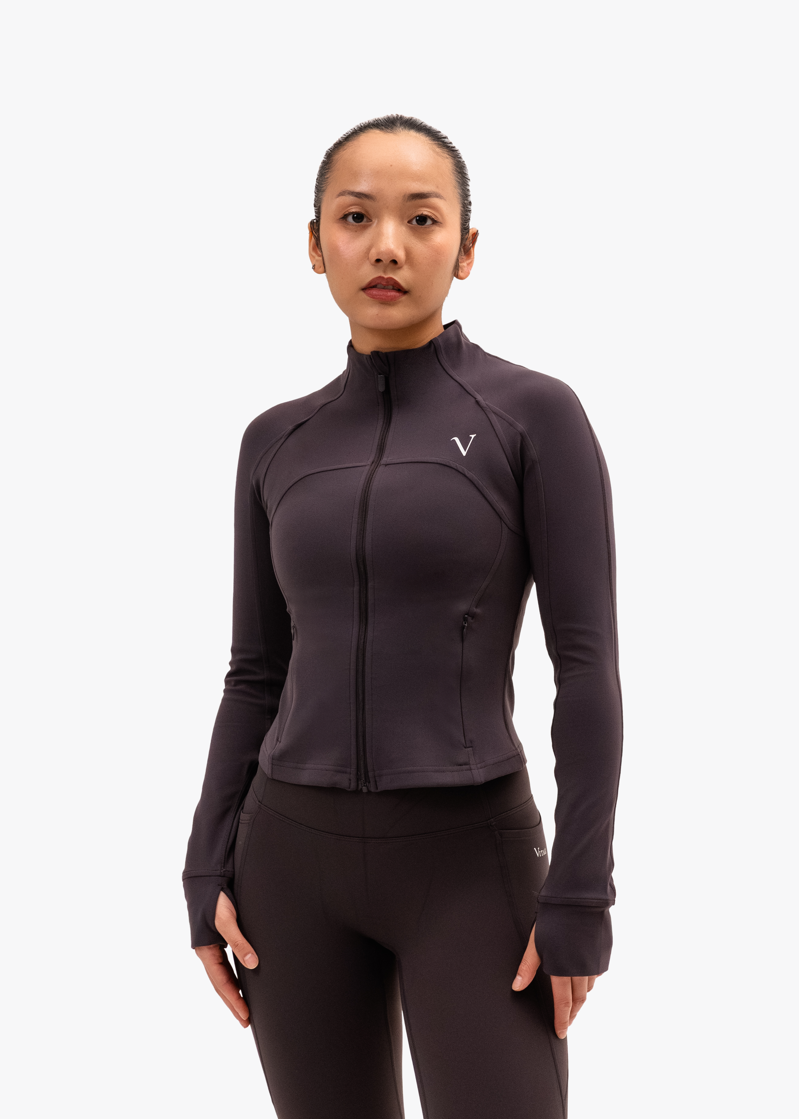 SculptLite Active Full-Zip Jacket Graphite Grey