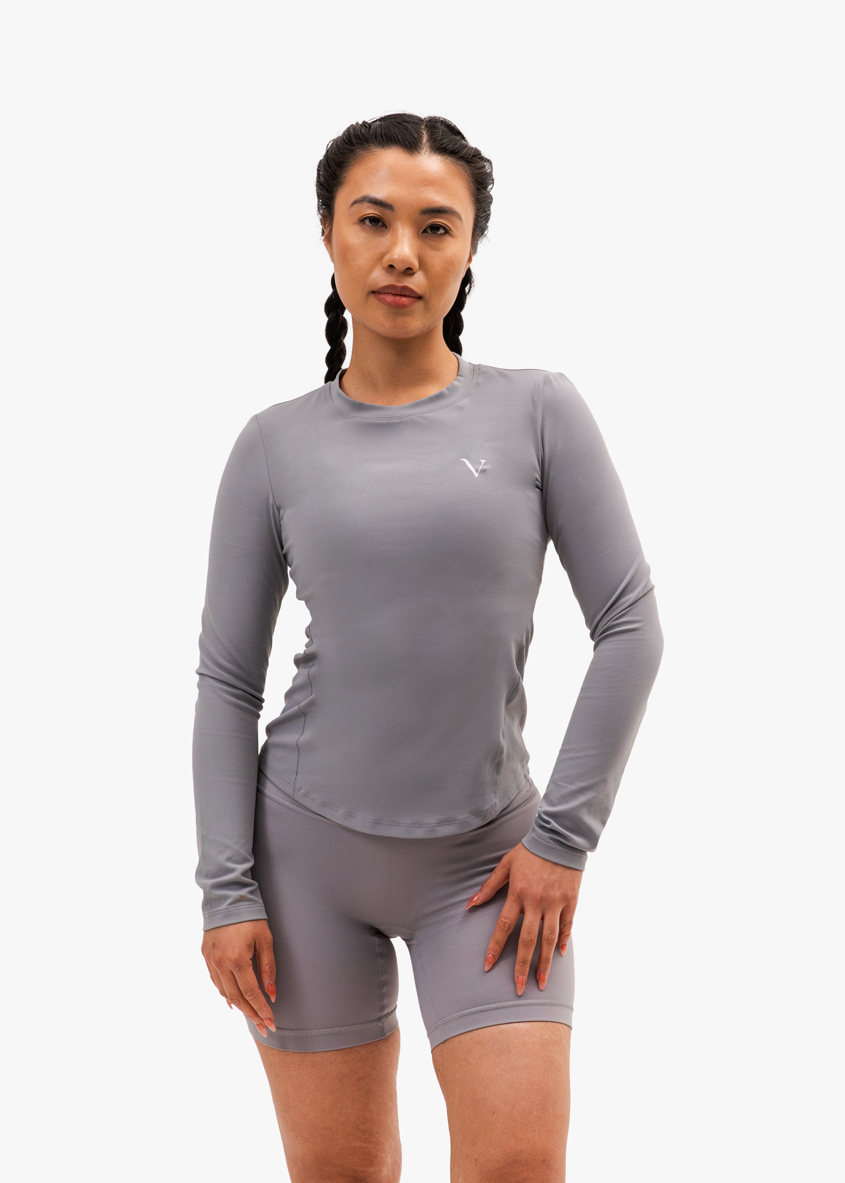 Hyper Base Manches Longues Gris Rhino