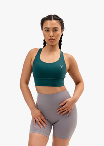 Hyper Run Sports Bra Jade Green