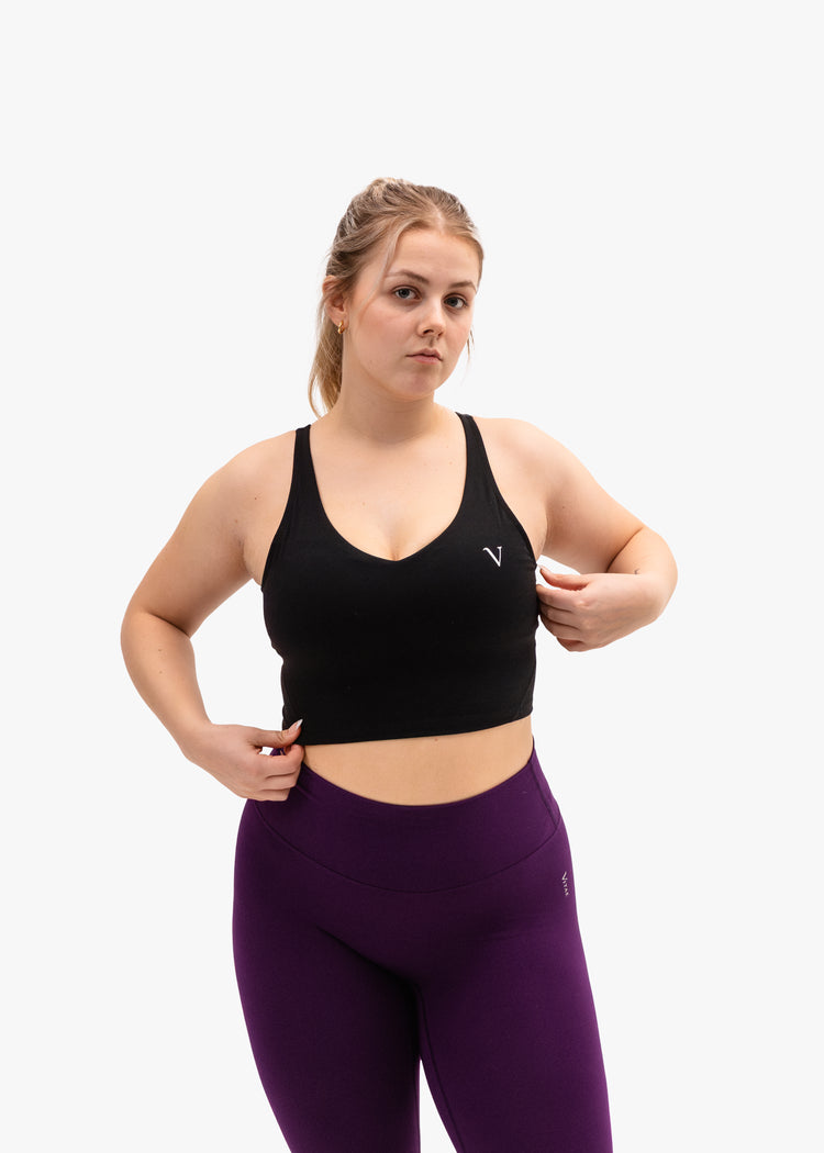 Vibe Higher Tank Top Black