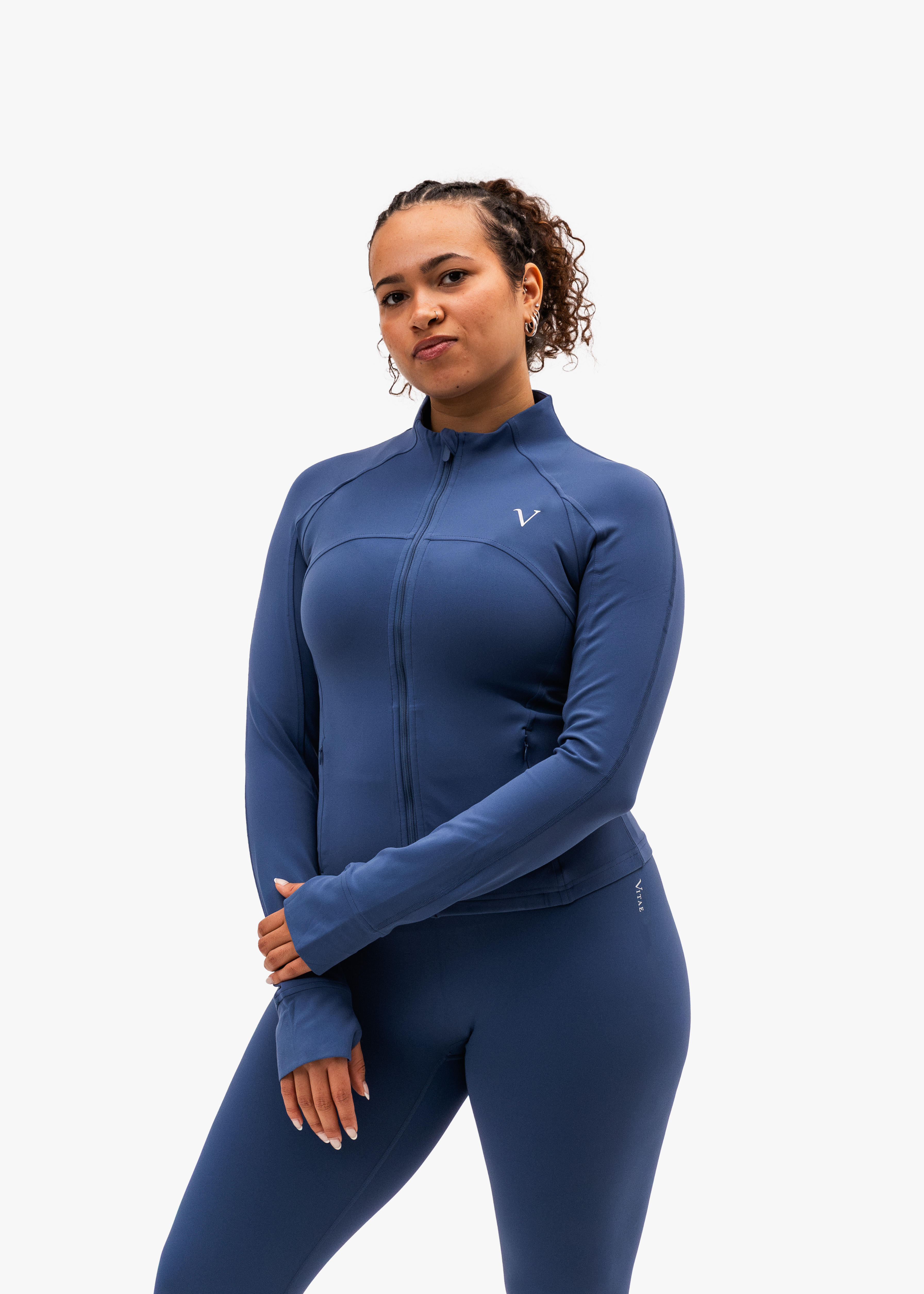 SculptLite Active Full-Zip Jacket Cobalt Blue