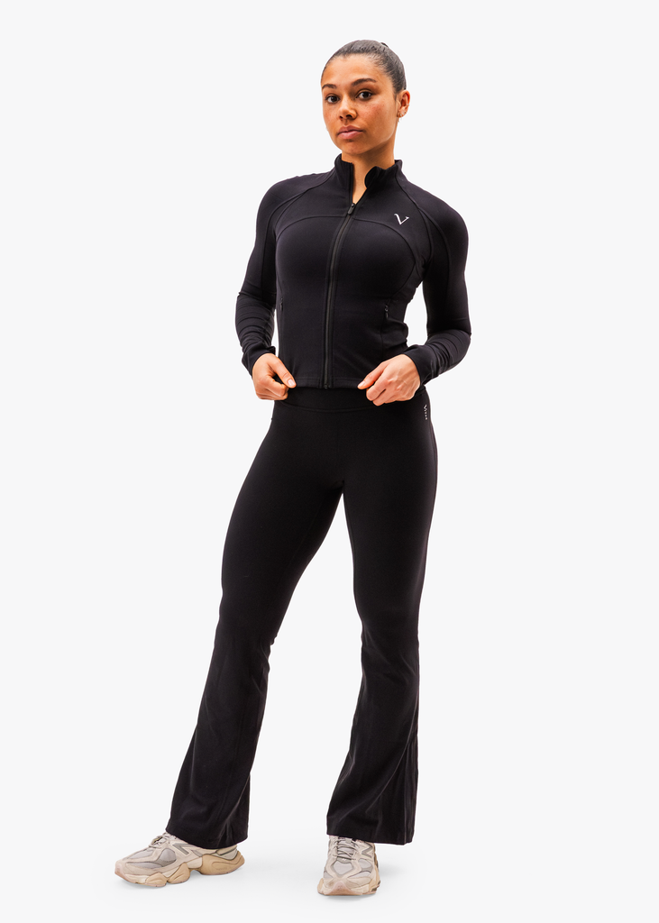 Ultra Active Seamless Flare Leggings Black
