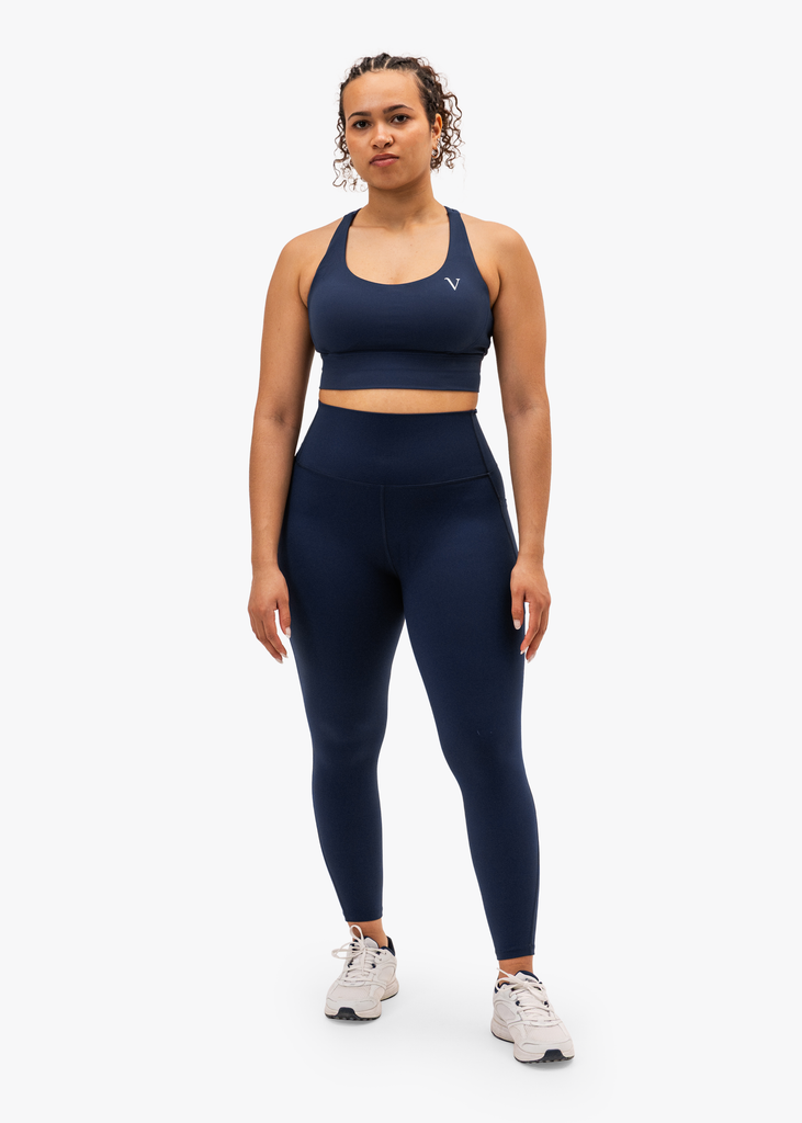 Ultra Pocket Leggings Dark Denim Blue