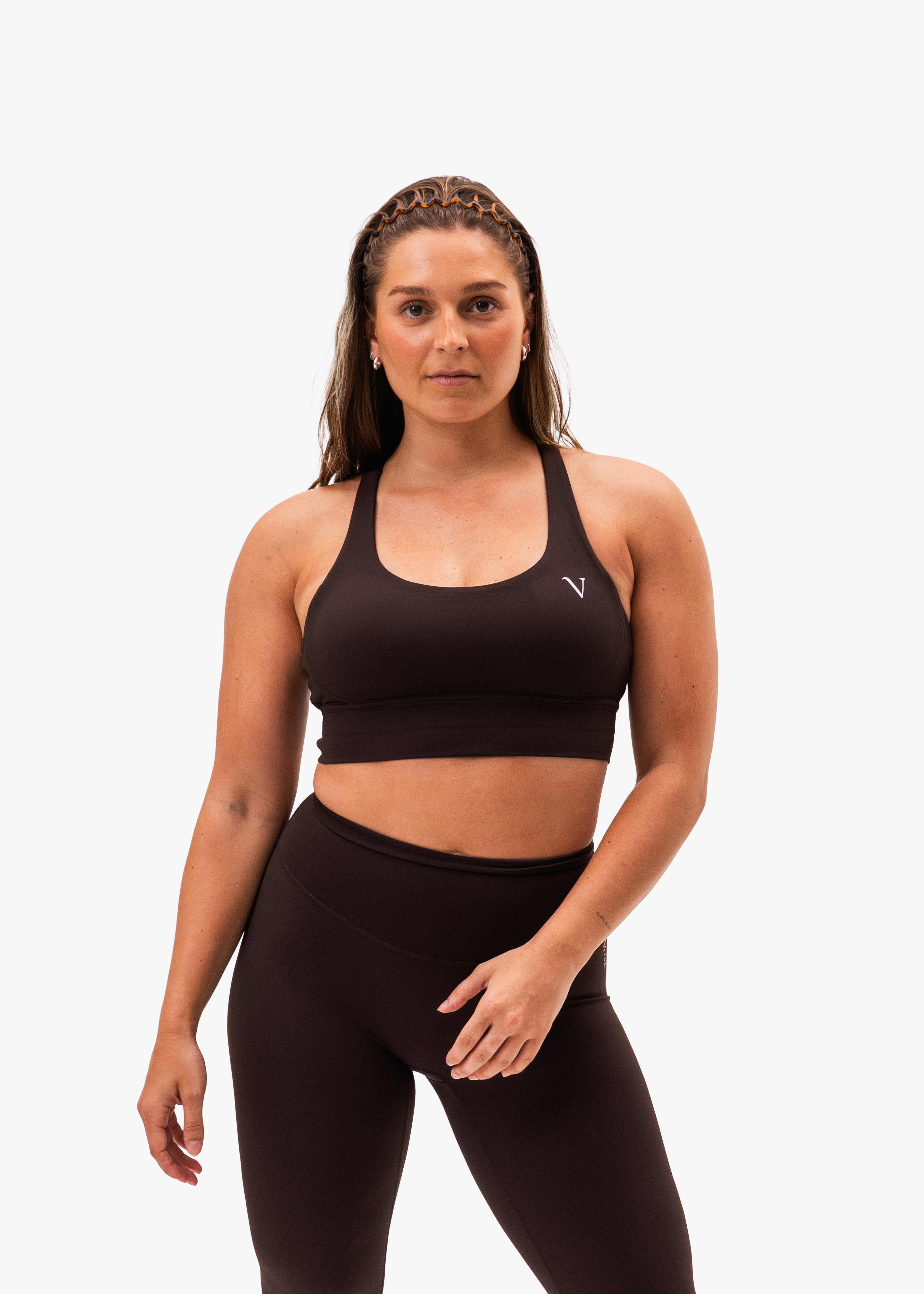 Soutien-gorge de sport Ultra Lite marron foncé