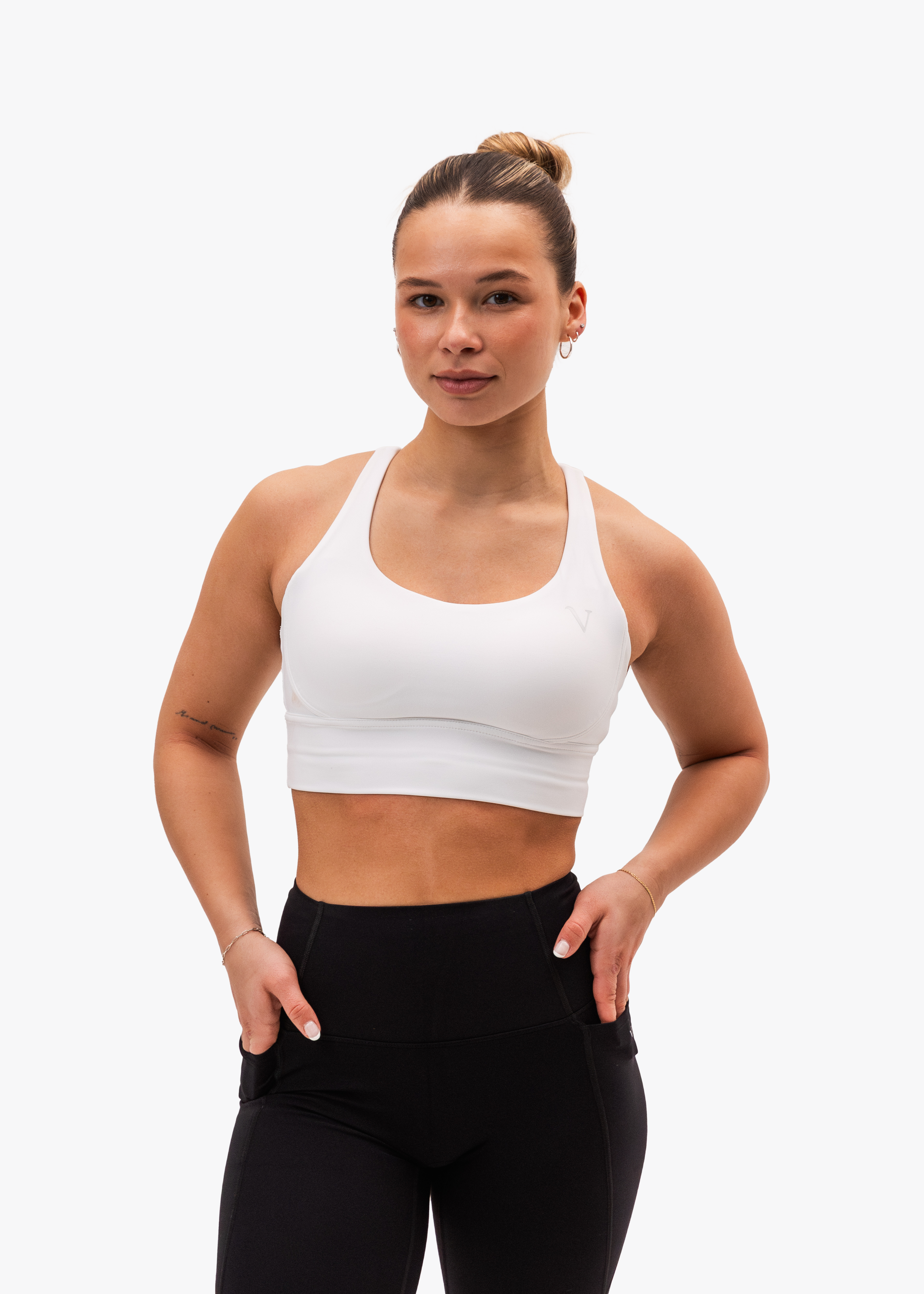 Ultra Lite Sports Bra White