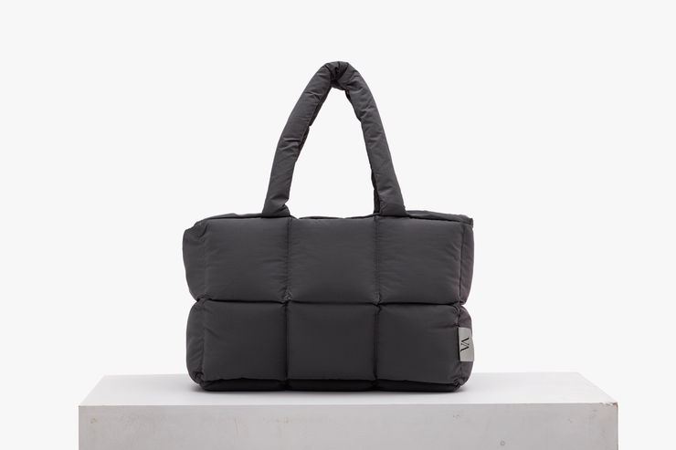 Be Confident, Be You Puffer Bag Graphite Grey