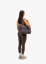 Be Confident, Be You Puffer Bag Graphite Grey