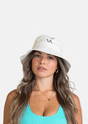 Make Waves Bucket Hat White