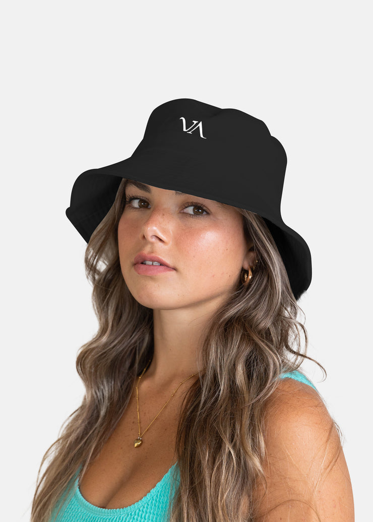 Make Waves Bucket Hat Black