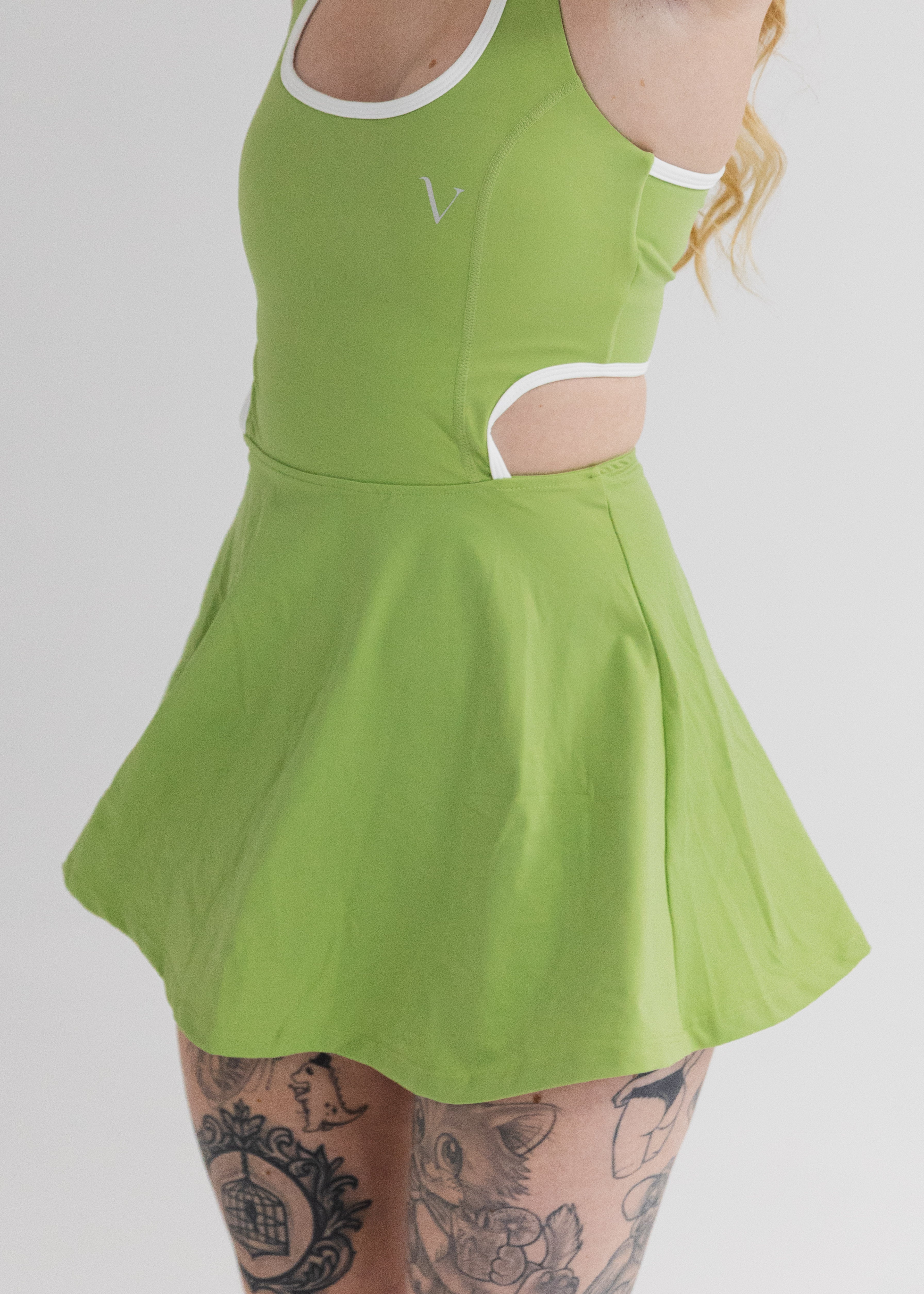 Ultra Work Hard Play Hard Tennis Dress Avocado Green