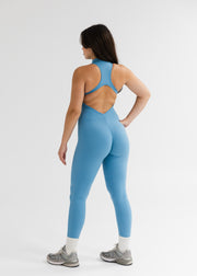 Nano ZipScrunch One Piece Bodysuit Steel Blue