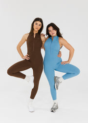 Nano ZipScrunch One Piece Bodysuit Steel Blue