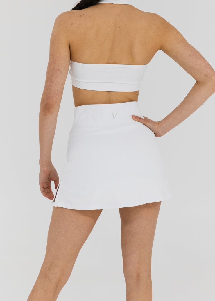 Formfit Move Crossover Tennis Skirt White