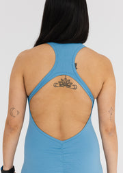 Nano ZipScrunch One Piece Bodysuit Steel Blue