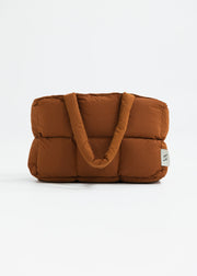 Be Confident, Be You Puffer Bag Caramel