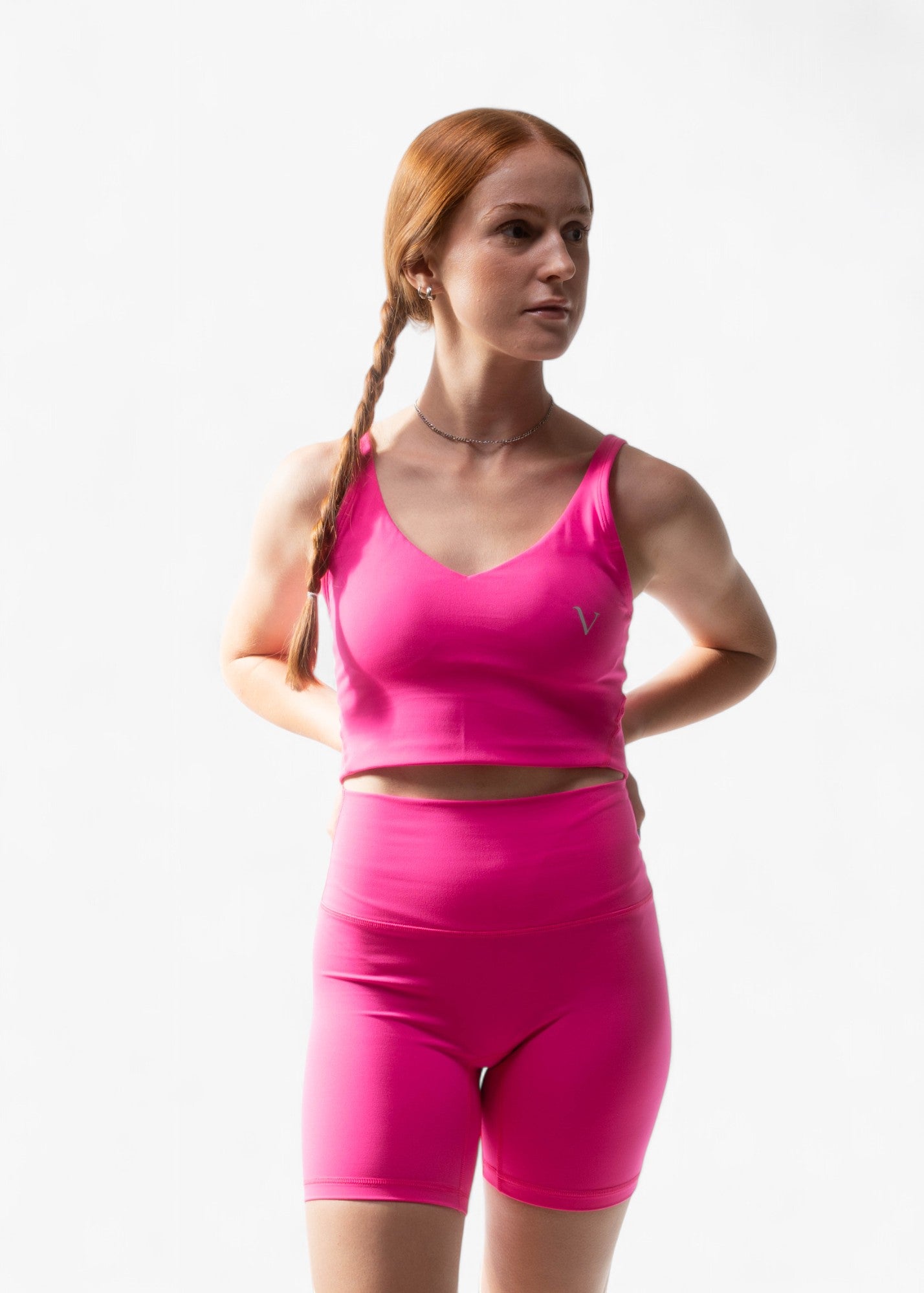 Vibe Higher Tank Top Electric Fuchsia