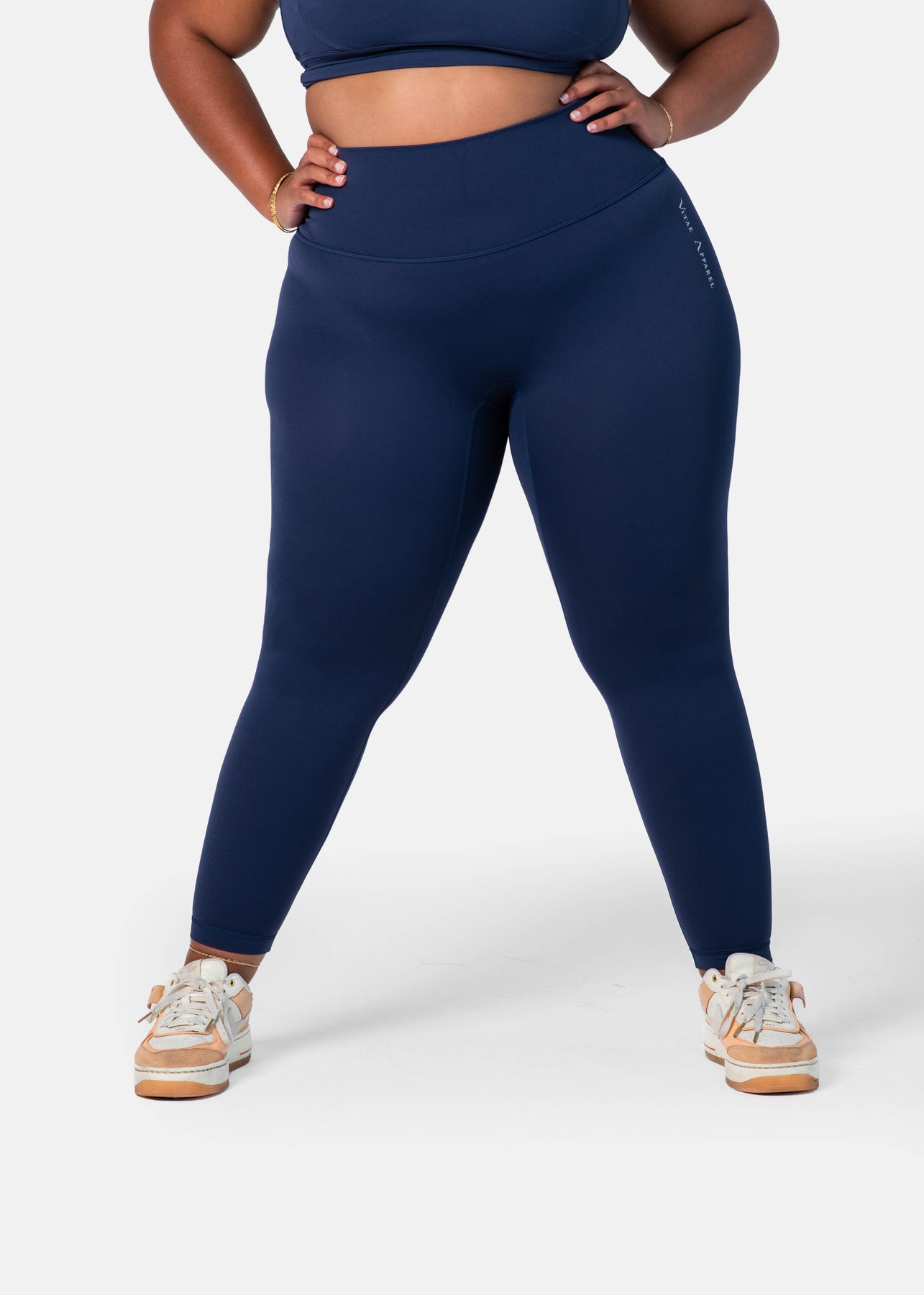 Nike Black Girls Leggings Size 6(M- 5/6 Years) Logo Just Do It