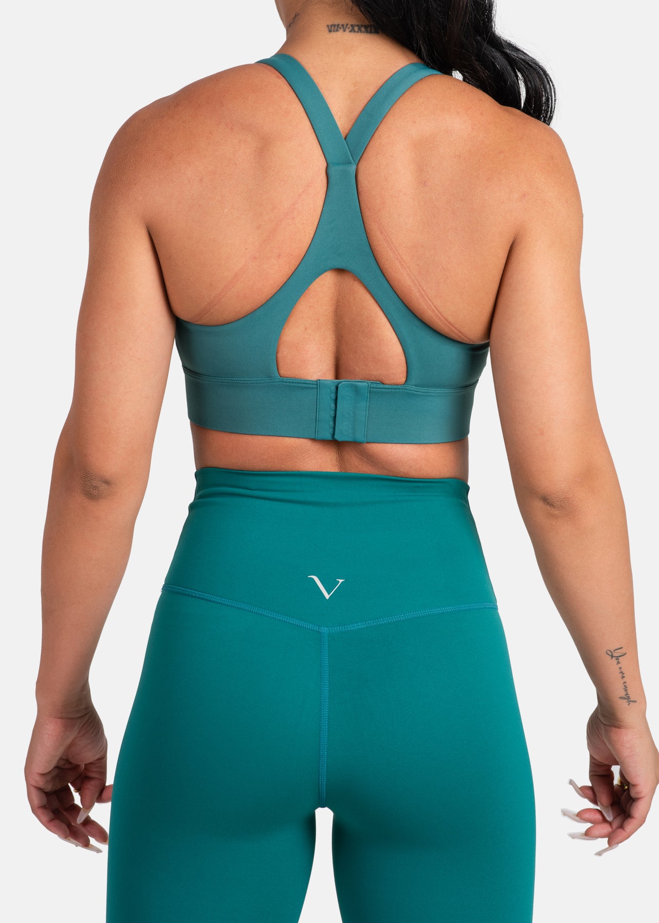 SALE! Emerald Green Kelly Long Line Sleek Padded Sports Bra - Women -  ShopperBoard