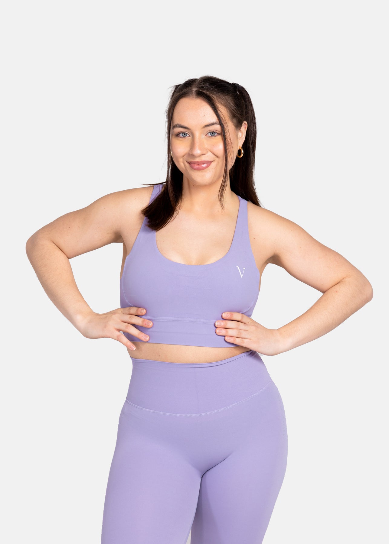 Extra 25% Off Select Styles Purple Volleyball Sports Bras.