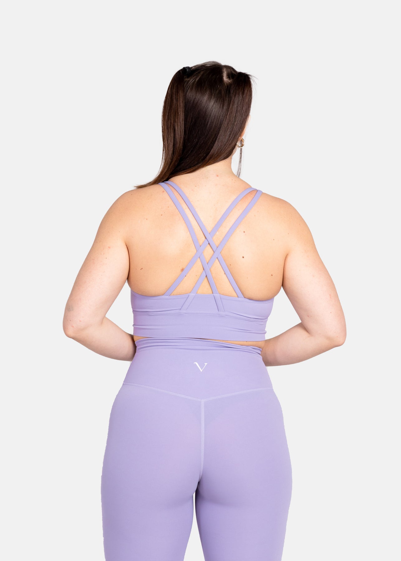Daydream Square Bra - Women's Purple Sports Bra – Vitality Athletic Apparel